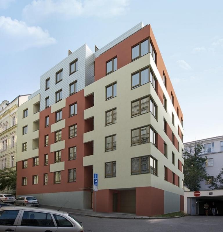 Garden apartment in central Praag Buitenkant foto